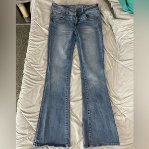 American Eagle Outfitters Low Rise Stretch X Kick Boot Jeans